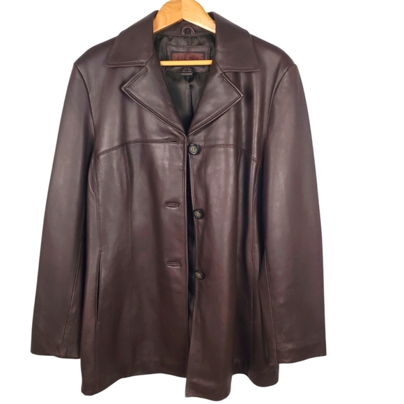 Siena Jackets & Blazers - Siena Women's Brown Leather Jacket. XL